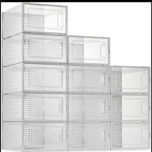 CLEAR SHOE BOXES‼️‼️‼️ $50 FOR 12 BOXES‼️